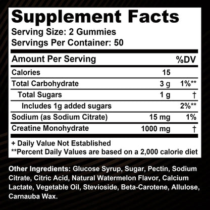Creatine Monohydrate Gummies